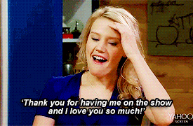 holtzmanned-baby:kate mckinnon fangirling over ellen degeneres