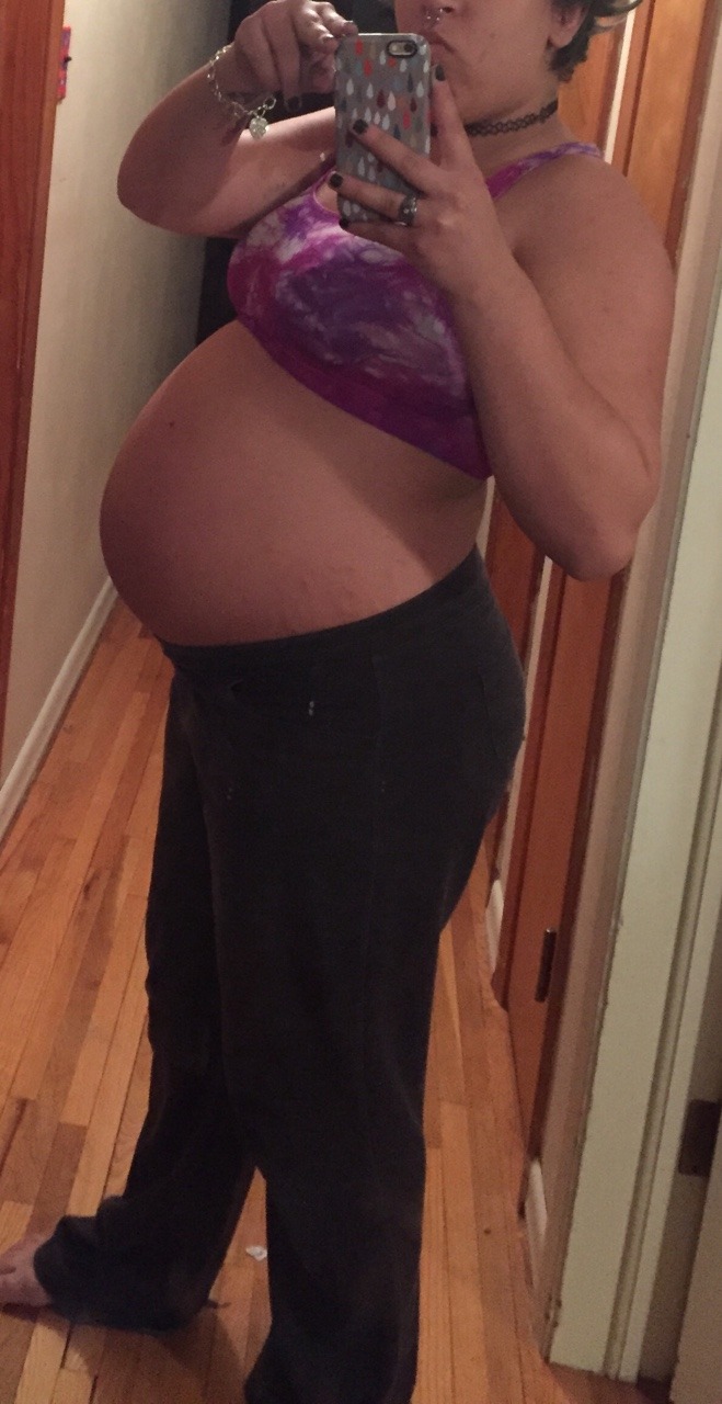 lovemesomepregnantbitchez:  A few weeks ago I posted some pictures you folks seem