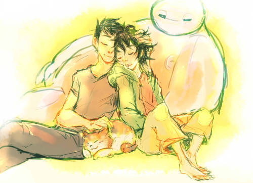 kyuubikun:  sleepy Hamadas