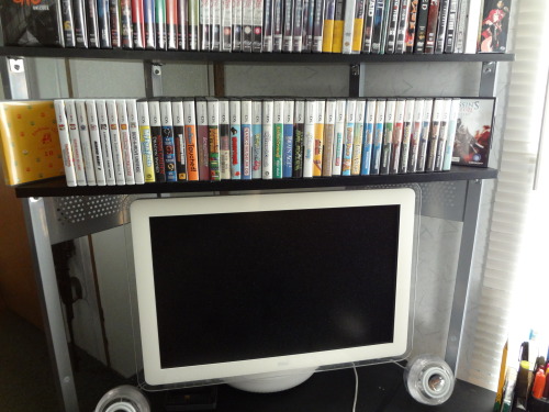 animeinagalaxyfaraway:Done some tweaking of my gaming setup and finally fairly satisfied with how it