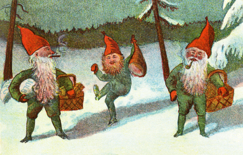 vintagenorway: Christmast card, post stamped 1917