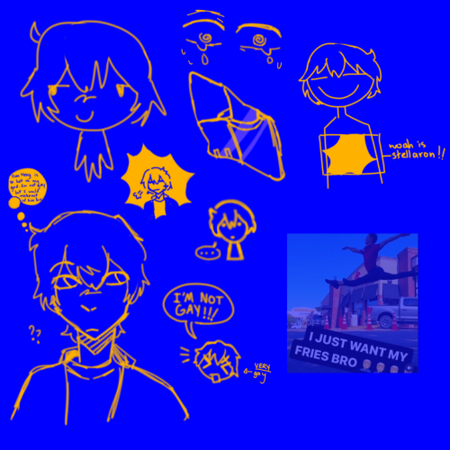 Caelus Doodle Page (uh Bright Colors!!!!!tw!!!!!)
