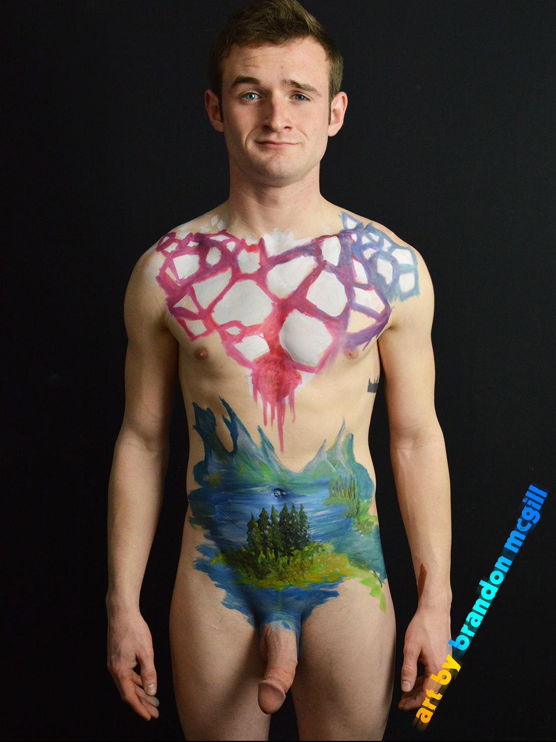 ryandevon: brandonmcgill:   ARTISTS PAINTING EACH OTHER (NSFW) Hey folks! Brandon
