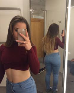 Submit your own changing room pictures now! Tight Jeans via /r/ChangingRooms http://ift.tt/2gUhHCp