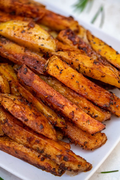 Crispy Potato Wedges Recipe: sweetandsavorymeals.com/crispy-potato-wedges-recipe/