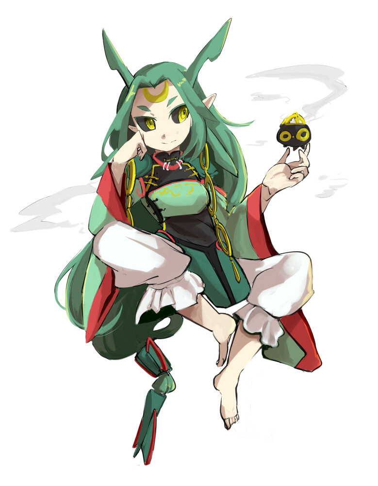 擬人化倉庫 ポケ擬 レックウザ 名前 天礼 てんらい 年齢 不明 外見は12歳程度