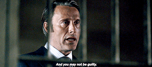 foyernormanchapel:hannibal sends will to prison then three episodes in he’s hanging in front of his 