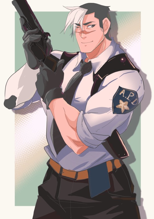 studiomugen:So just dumping some of my cop sheith AU. 