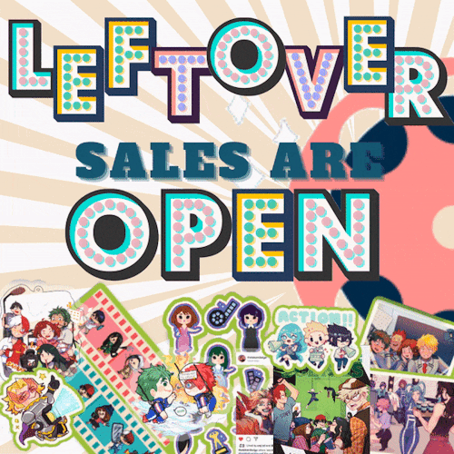   The BNHA Actor AU zine is open for leftovers!People have the option to build their own bundle with