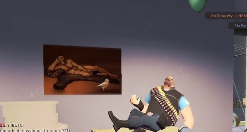 tf2deathcam:Heavy really loves that doktor (he’s ded)HELL YEAH