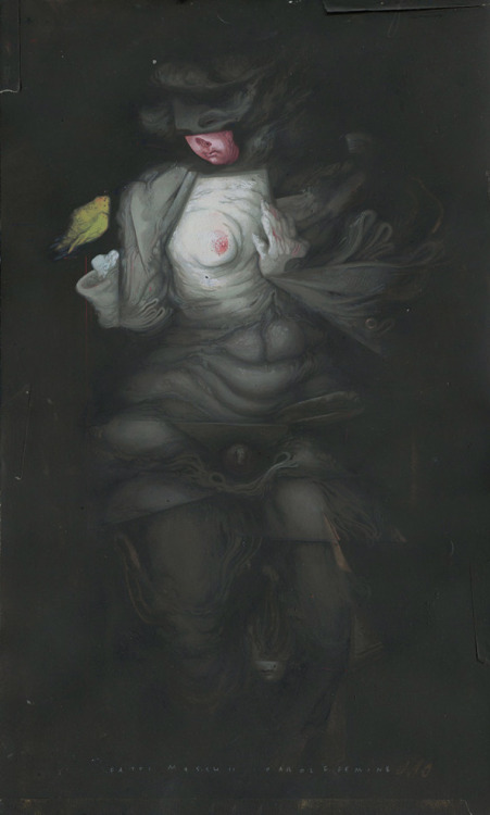 Allison Sommers, Boy with a Parrot.