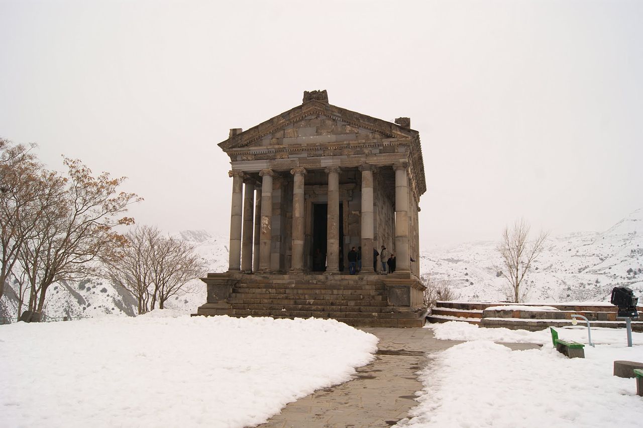 historyfilia:  Temple of Garni, Armenia  The structure was probably built by king Tiridates
