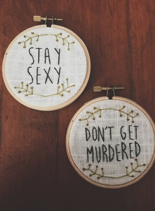 ohgeebooboo:  My bff @melissalanette made me these for Christmas. 🎄🔪❤️