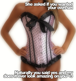 sissydonna:  sissydonna:  cicistories:  Remember when I was asked openly, no longer borrowing items but getting my own dedicated lingerie, it’s an intense moment, not just when you agree but the sensation that floods in when you make the leap, there’s