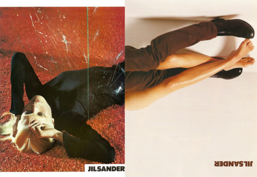 satindesoie: Jil Sander ss00 x ss02
