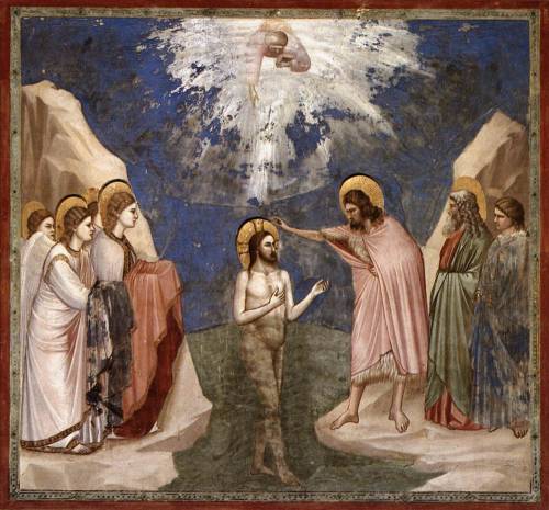 The Baptism of Christ, 1305, Giotto Di BondoneMedium: fresco