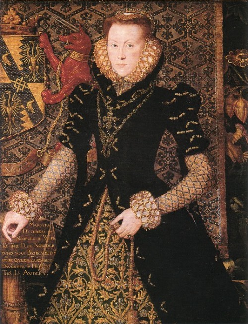 Portrait of Margaret Audley, Duchess of Norfolk by Hans Eworth, 1562