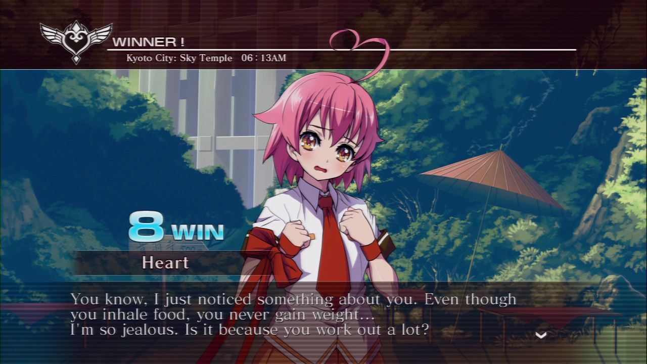 Multiversal Randomness — bison2winquote: - Heart Aino after defeating...