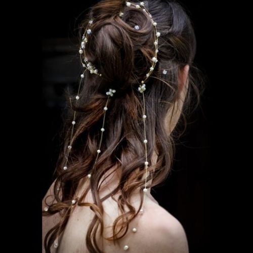 narcissiste:Freshwater Pearl Drop Hairpin