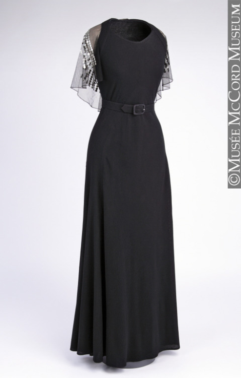 omgthatdress: Evening Dress Jeanne Lanvin, 1934 The McCord Museum 