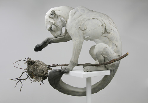 exhibition-ism: Some new work from sculptor Beth Cavener. See more here. 