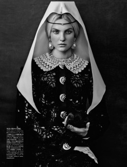 mortisia:  Caroline Trentini by Gianpaolo Sgura.Vogue Japan – October 2015.