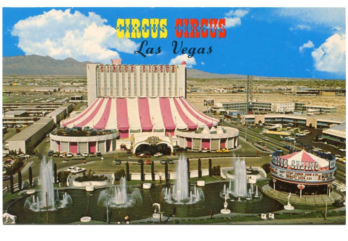 Postcard LOT OF *11* Vintage Las Vegas Postcards 60's 70's CIRCUS CIRCUS CASINO 