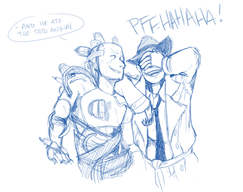p-cinereus:just two bros hangin out and catchin up on a centuries’ worth of life experiences