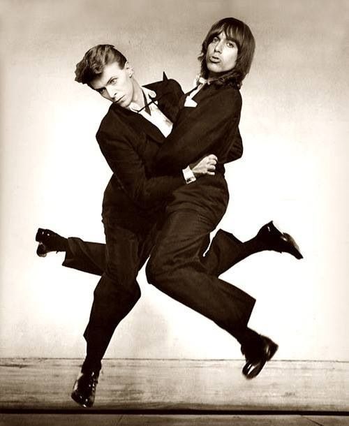 asloversdrown:[David Bowie + Iggy Pop]