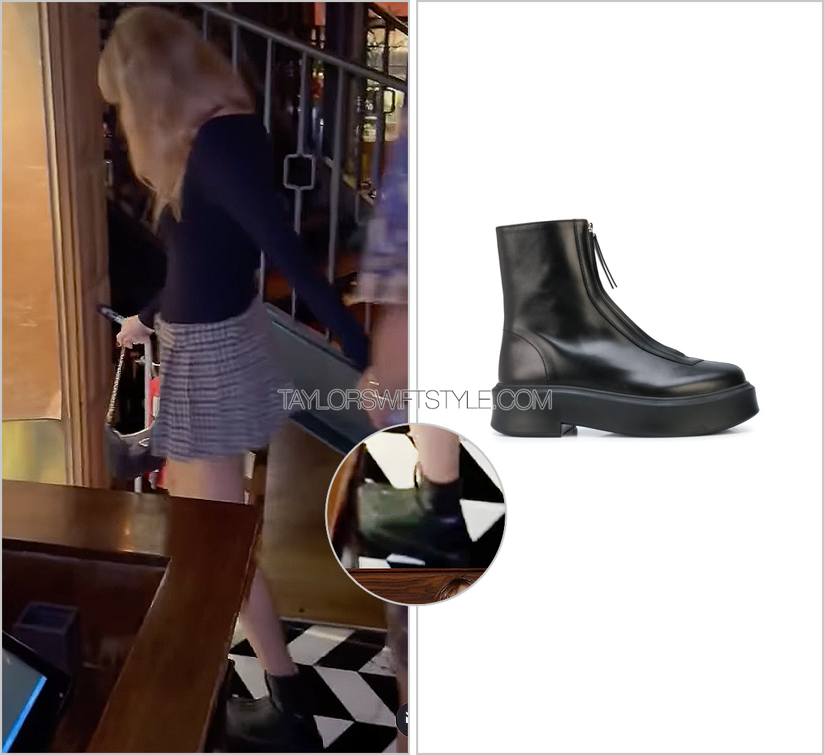 Shop Taylor Swift's Python Print Loafers from Sezane