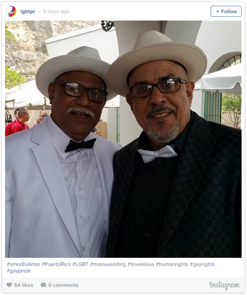 lgbtlovecomesfirst: 14 Beautiful Photos Celebrating Puerto Rico’s First-Ever Mass Gay Wedding 