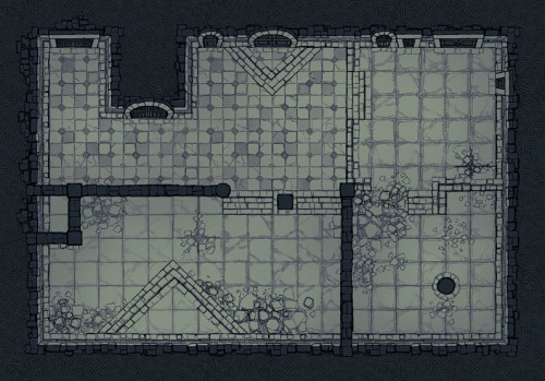  New Dungeon Wall & Floor Assets! This demo scene was made using my new hand-drawn Dungeon Wall 