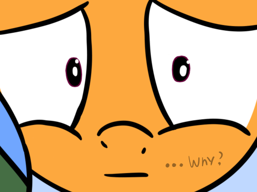 rainboompony:  ….w-why lloxie? … w-why would you a-ask this? i…  ….i-i dont e-even know w-what to… w-what to say…  …w-why?  …huh? .-.; What, you got somethin’ against spiked manes?