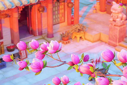 capturingdisney:Chinatown &amp; the Lee Family Temple from Turning Red.