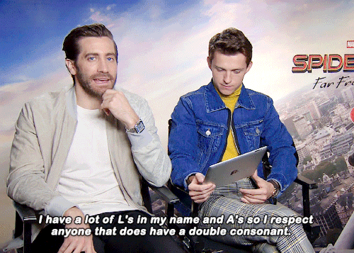 dracoswift:Tom Holland and Jake Gyllenhaal Respond to IGN Comments