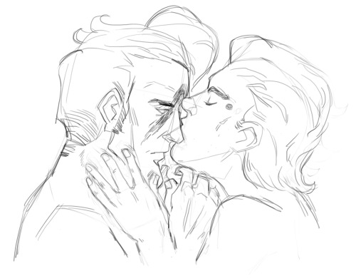 toot toot here comes the rhack fluff train (@scootsaboot asked for scar kissin’ also so that o