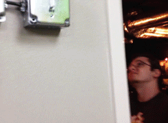 ryanismyfave:  The AH Office got new lights -GO! #64 