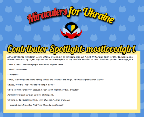 miraculers-for-ukraine: Introducing mostlovedgirl! Fic:€1.50 per 100 words (max 1k words) - 4 slot