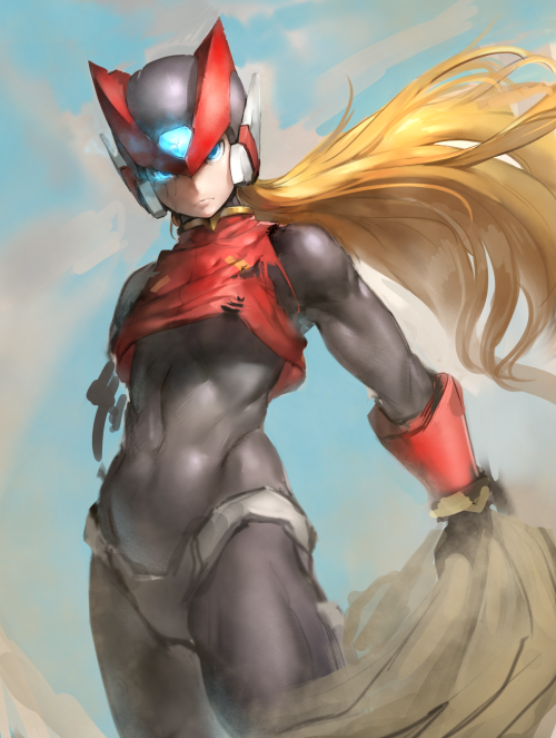 kunaboto:    2014年 work..I remember that I drawed this thing by now. XDActually my life’s first artwork was rockman series fanart.(at 10years old maybe)What a nostalgic..   