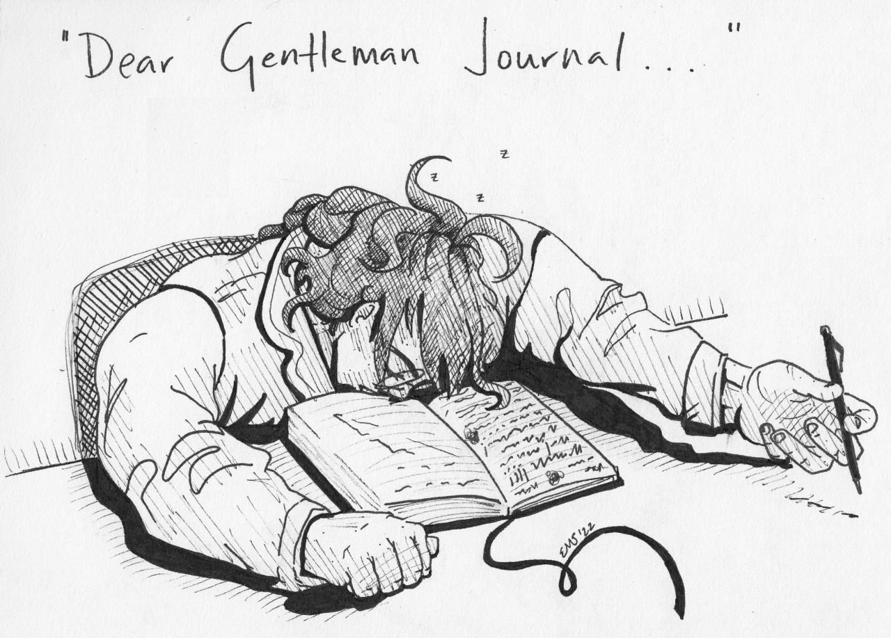 Days 24 and 25 of Gontanuary2022: Sketchbook/Notebook and Hope!“Dear Gentleman Journal,TODAY!!!! Today is best day Gonta had in long time! Gonta has very own research lab with so many friends inside!! Was so worried there not going to be a single bug friend at Hope’s Peak, as Gonta said before in other pages. But now, Gonta feel he can do anything! He positive that he can help everyone with ... bugs..... an ....  d. ............... [his writing trails off into a scribbly line as he falls asleep]”I don’t care what the game says, I give him silk pajamas. RIP to his neck and back muscles, though... no amount of comfy pajamas can help the crick he’s going to get. #so excited he tuckered himself out  #also canonically a sleepier dude than I realized  #so sometimes his brain gets overwhelmed and he just #zzzzzzzzzzz#amazing#gontanuary2022#gonta gokuhara#gokuhara gonta#danganronpa#danganronpa v3#elliottart #feels good to use a pencil again lol  #also that was me in school  #so many of my notes were illegible  #because I fell asleep so much