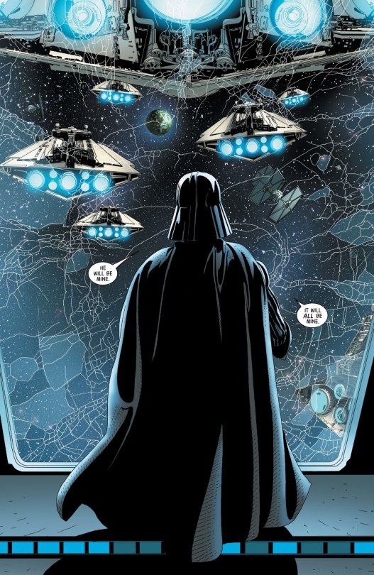 thefingerfuckingfemalefury: goluxexmachina:  thefingerfuckingfemalefury:  nerdornothing:  “Join me, and together we can rule the galaxy as father and son!” Darth Vader #6 (2015) 🖤  Please read the Star Wars comics okay they are so fricking good