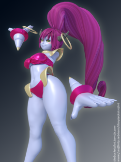therealfunk: thebucketofart:  Made myself a 3D model following @therealfunk‘s Hoopa design. (If you are not already following Funk - YOU ARE MISSING OUT!) This 3D model was made for DAZ Studio’s Sakura 8 (Genesis 8 Female).   This 3D model will