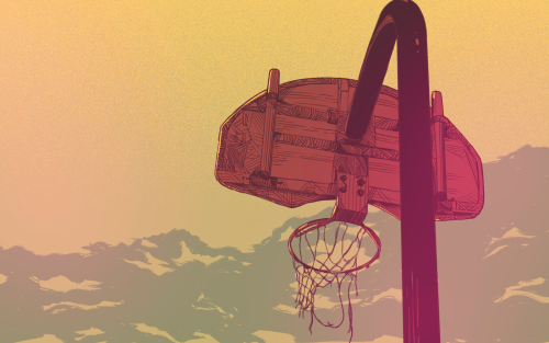 Illustrations for ESPN’s article on the Death of Playground Basketball