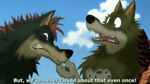 furryboinikki:Gabu interacting with the other wolves makes me want to cry and pet him gently