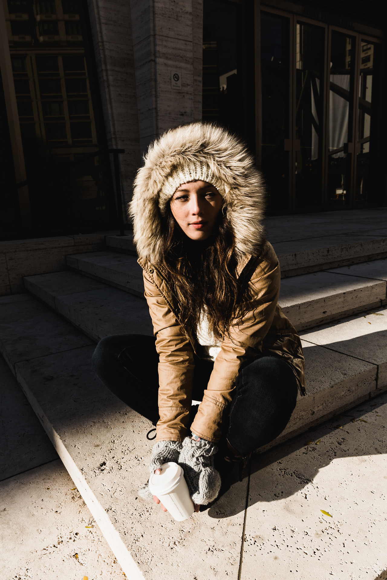 aeropostale:  Day 1: Give the gift of warm and cozy in this fur hooded parka! photo