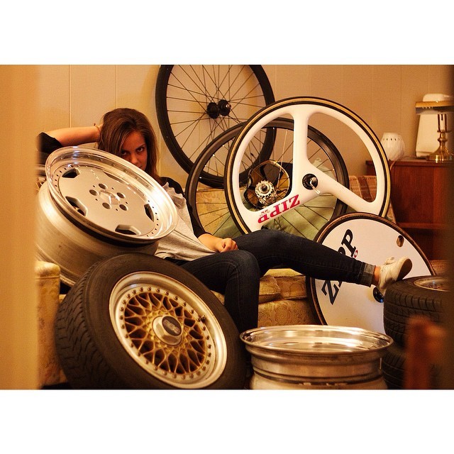 thedanplasse:  ossiep:  ¯\_(ツ)_/¯  Give me all your bike wheelz