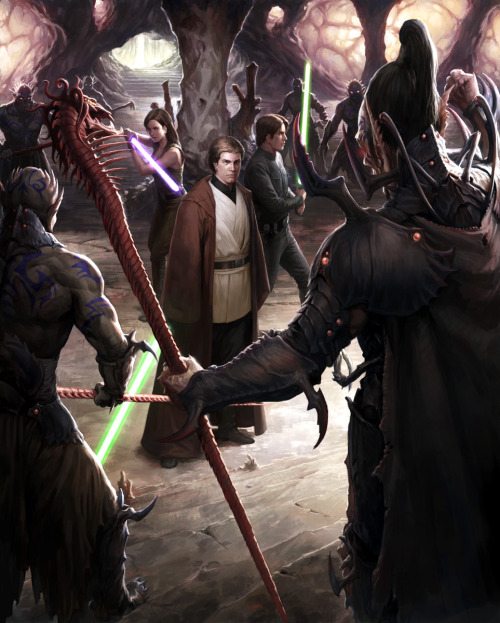 alwaysstarwars:  Amazing art by Darren Tan (Part 1 of 2) 