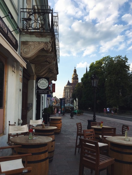 thetravelerr:Little bar in the center of Košice