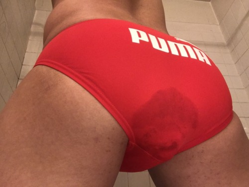 About a week ago I reblogged a post where I noticed a guy wearing red Puma briefs. After looking aro
