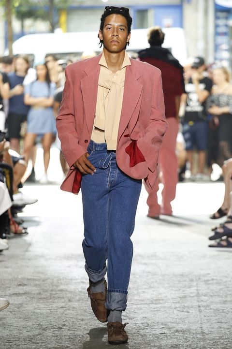 CR Fashion Book — Serious shoulder pads at Y/Project's Men's Spring